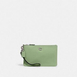 Coach Small Wristlet Argent | COH865626