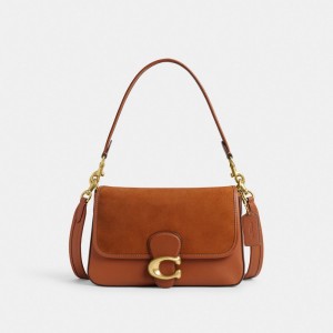 Coach Soft Tabby Shoulder Bag Marron | COH864941