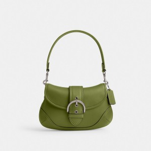 Coach Soho Bag In Regenerative Leather Argent Vert Clair | COH864732