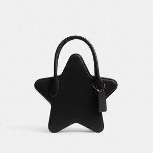 Coach Star Bag In Regenerative Leather Noir | COH865345