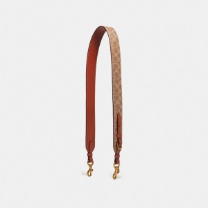 Coach Strap In Signature Canvas Rouge | COH866452