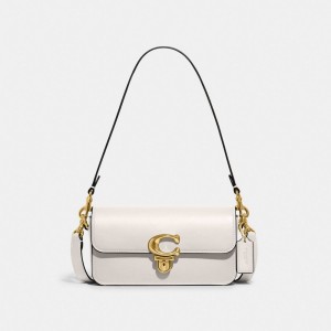 Coach Studio Baguette Bag Blanche | COH865195