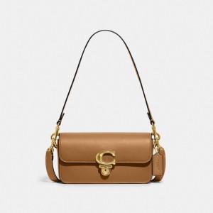 Coach Studio Baguette Bag Marron Clair | COH864842