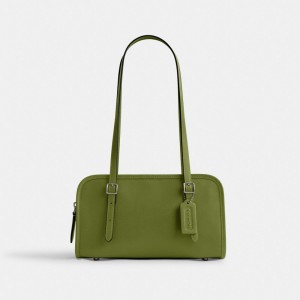 Coach Swing Zip Argent Vert Clair | COH864760
