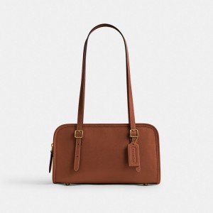 Coach Swing Zip Marron | COH864730