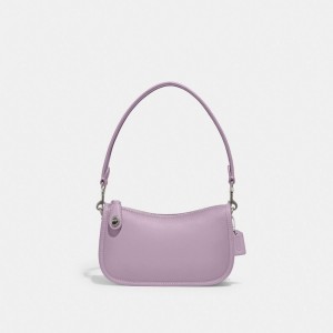 Coach Swinger Bag 20 Argent Violette | COH864758