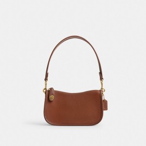Coach Swinger Bag 20 Marron | COH864792