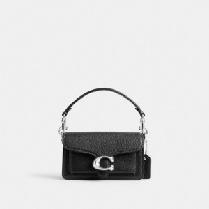Coach Tabby Bag 12 Argent Noir | COH865286