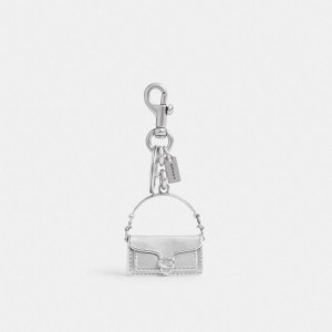 Coach Tabby Bag Charm Argent Argent | COH866458