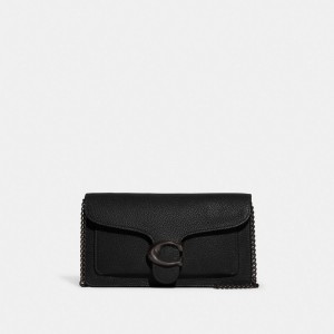Coach Tabby Chain Clutch Bleu Grise Noir | COH865412