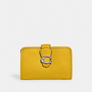 Coach Tabby Medium Wallet Argent | COH865528