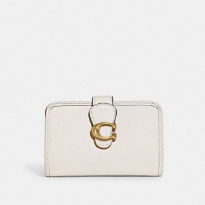 Coach Tabby Medium Wallet Blanche | COH865510