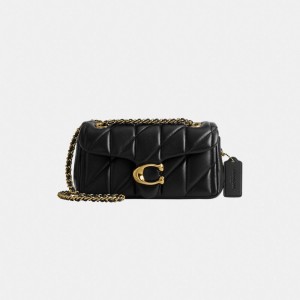 Coach Tabby Shoulder Bag 20 With Quilting Noir | COH864797