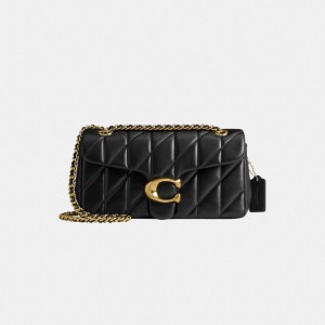 Coach Tabby Shoulder Bag 26 With Quilting Noir | COH864861