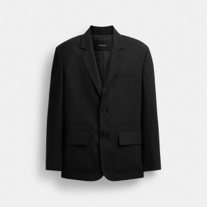 Coach Tailored Blazer Noir | COH866876
