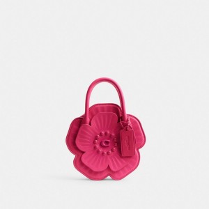Coach Tea Rose Bag Argent | COH865381