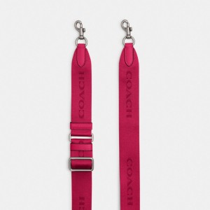 Coach Tonal Signature Webbing Strap Argent | COH866475