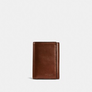 Coach Trifold Wallet Marron | COH866692