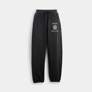 Coach Vintage Pull On Joggers Noir | COH866947