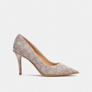 Coach Waverly Pump Grise | COH865739
