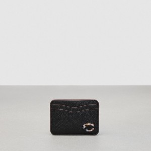 Coach Wavy Card Case Noir | COH865708
