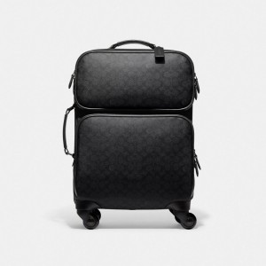 Coach Wheeled Carry On In Signature Canvas Grise | COH866650