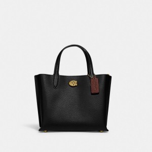 Coach Willow Tote Bag 24 Noir | COH865065
