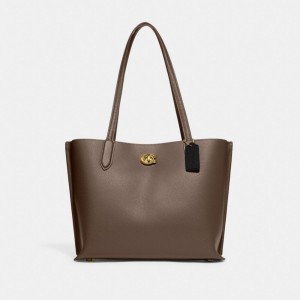 Coach Willow Tote Bag Grise Foncé | COH865015