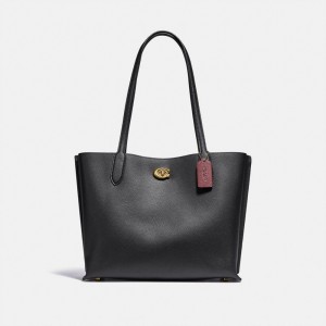 Coach Willow Tote Bag Noir | COH865033