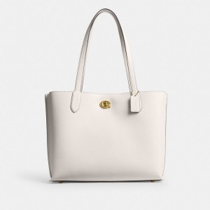Coach Willow Work Tote 38 Blanche | COH865068