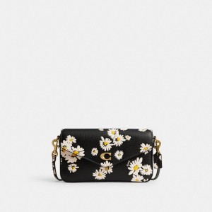 Coach Wyn Crossbody Bag With Floral Print Noir Multicolore | COH865429