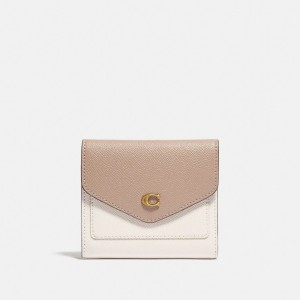 Coach Wyn Small Wallet In Colorblock Grise Marron Multicolore | COH865607